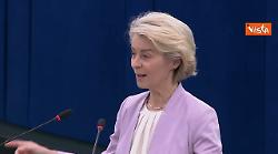Von der Leyen: Serve una vera politica economica estera e una difesa comune