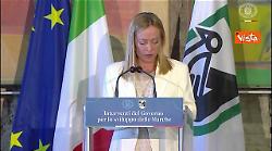 Marche, Meloni: Risolvere deficit infrastrutturale, paradosso che sia centrale ma no raggiungibile