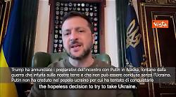 Zelensky: Non regaleremo la nostra terra ai russi