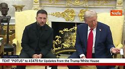 La carica dei "Grazie" dei leader Ue per Trump, Da Zelensky a Rutte, da von der Leyen a Merz