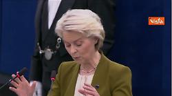 Guerra Ucraina, Von der Leyen: L Europa difendera ogni centimetro quadrato del suo territorio