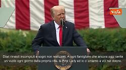 Anniversario dell'11 settembre, Trump: "Non dimenticheremo mai le vittime"