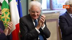 Il Presidente della Repubblica Sergio Mattarella riceve il premio Burgio 2025