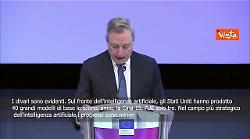 Draghi: Su A.I. divari evidenti, in Ue progressi minimi