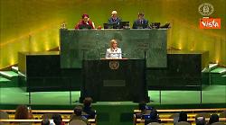Meloni: Nell'80esimo anniversario Onu serve coraggio di cambiare questa nostra organizzazione