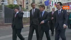 Sarkozy condannato a 5 anni. Eccolo al G8 Francia 2011 con Obama, Merkel e Berlusconi