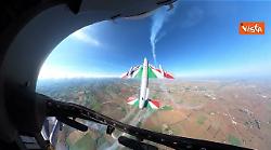 Balloon Cup a Piacenza, il volo acrobatico a bordo delle Frecce Tricolori