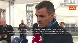 Sanchez: Flotilla non è una minaccia, Israele ne tenga conto