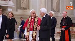 Mattarella e Papa Leone alla Cappella dell'Annunziata al Quirinale