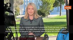 Portavoce Casa Bianca: Colloquio buono e produttivo tra Trump e Putin, incontro in vista