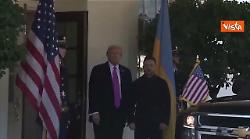 Trump riceve Zelensky alla Casa Bianca