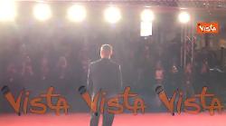 L'attore Stefano Accorsi sul red carpet della Festa del Cinema di Roma