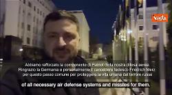 Guerra Ucraina, Zelensky: Arrivati missili Patriot da Germania per rafforzare difesa. Grazie Merz