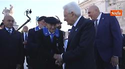 4 Novembre, la foto del reduce Ivo Castellucci che oggi compie 104 anni con il Presidente Mattarella