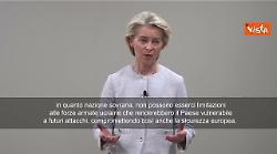Von der Leyen: Garantire ruolo centrale dell'Ue per pace in Ucraina