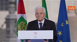 Milano-Cortina, Mattarella: Tregua olimpica fermi le barbarie, pace nel Dna dei Giochi