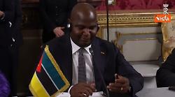 Mattarella riceve il Presidente del Mozambico: Grande collaborazione e amicizia