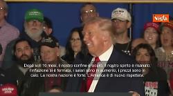 Trump in Pennsylvania: In soli 10 mesi l'America è tornata, più forte e rispettata che mai