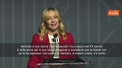 Meloni riceve il premio Margaret Thatcher: Sono un soldato al servizio di un'idea