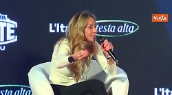 Arianna Meloni ad Atreju: Non ho mai insultato gli avversari politici sui social