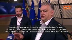 Orban: Abbiamo impedito all'Ue di dichiarare guerra a Russia usando beni congelati