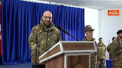 Lorenzo Fontana visita militari italiani in Kosovo per Natale: Questo &egrave; tempo di riscoperta valori