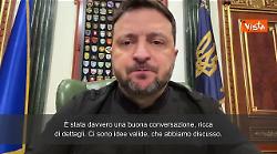 Guerra Ucraina, Zelensky: "Continuiamo a lavorare per avvicinare veramente la pace"