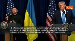 Zelensky: Donbass &egrave; questione difficile, non escluso il referendum