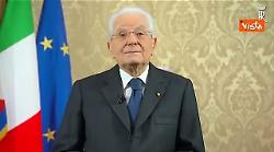 Mattarella: "No al fatalismo, serve responsabilit&agrave; di tutti i cittadini"