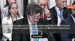 Milei su cattura Maduro: La libert&agrave; avanza. Dittatura atroce