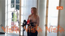 Meloni: Lavoro a postura internazionale pi&ugrave; ambiziosa, Usa e Ue riferimenti