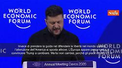 Zelenky a Davos: L'Europa pensa che Trump cambier&agrave;, ma non cambier&agrave;