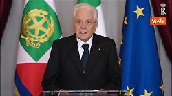 Mattarella: La legge del pi&ugrave; forte porta alla barbarie nella vita internazionale