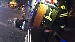 auto ribaltata monteriggioni