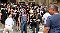 turisti a Siena