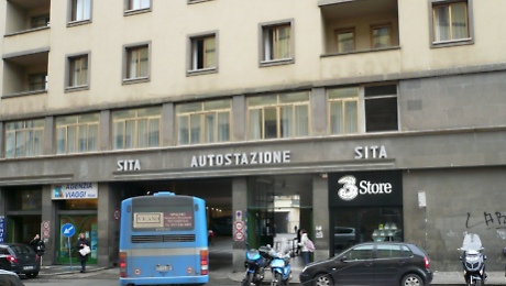 Autostazione  in via Santa Caterina da Siena