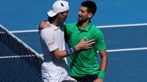 Dai campi di Sinalunga all'Australian Open: "Quante emozioni nel match contro Novak Djokovic"