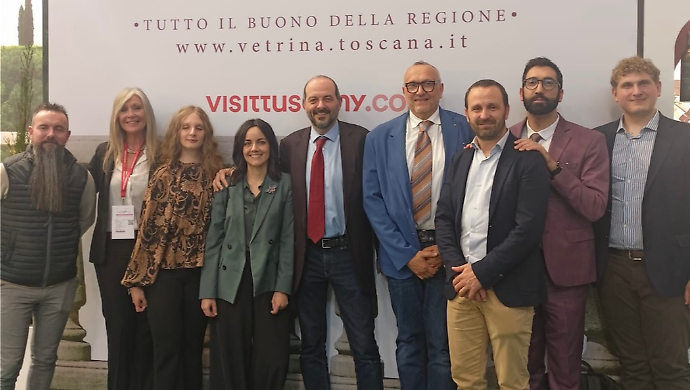 La Presidente della Provincia in visita ai consorzi e alle aziende senesi alla 58&ordf; edizione di Vinitaly