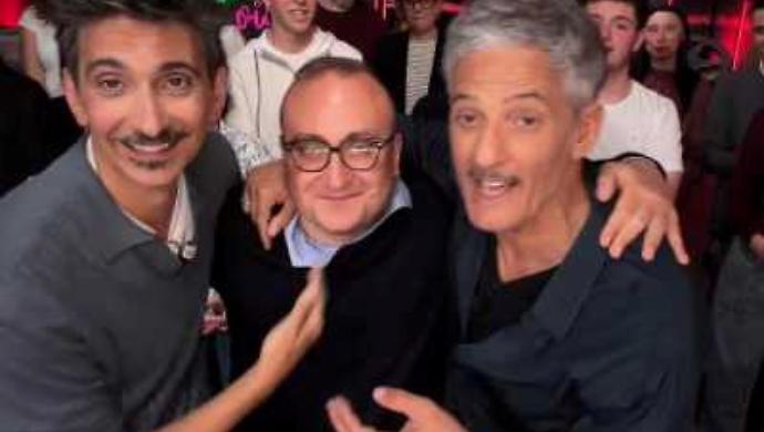 Andy Bellotti mattatore con Fiorello e Biggio