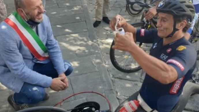 Edo Zacchei con Alex Zanardi