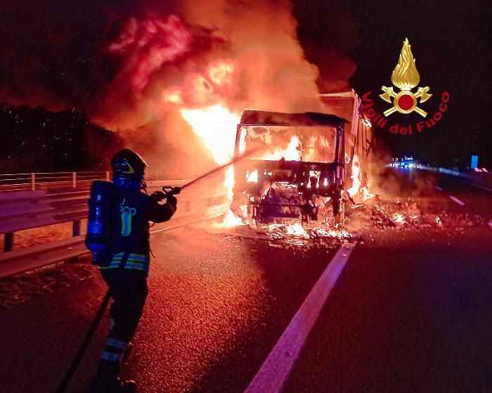 Vigili fuoco Siena Montepulciano A1