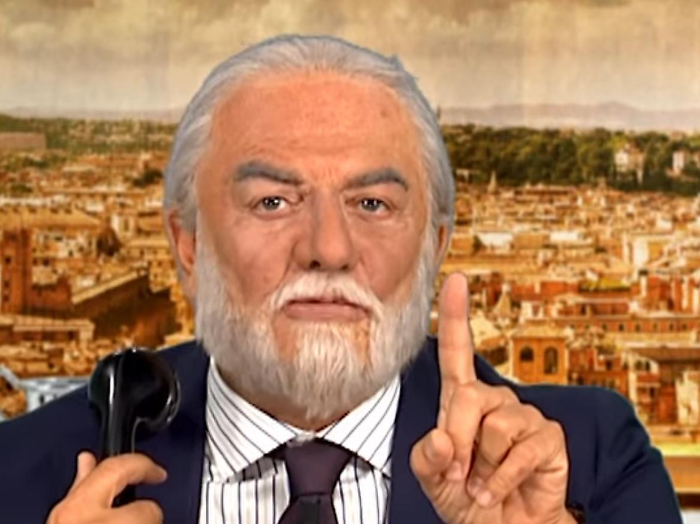 Max Giusti fa ridere tutti nell'ultima imitazione di Aurelio De Laurentiis al Gialappa's show: il video