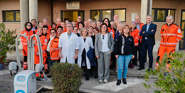 donazione casco refrigerante alle scotte