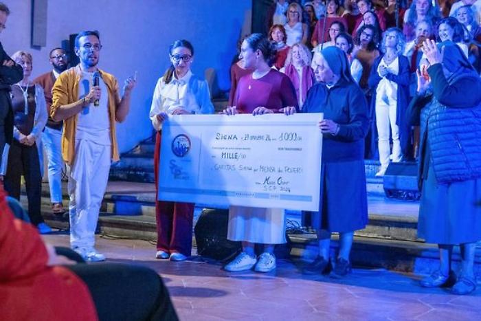donazione gospel alla Caritas