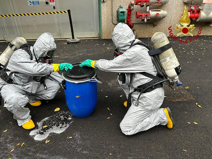 esercitazione vigili del fuoco gsk rosia