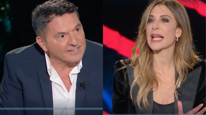 Teo Mammucari e Francesca Fagnani