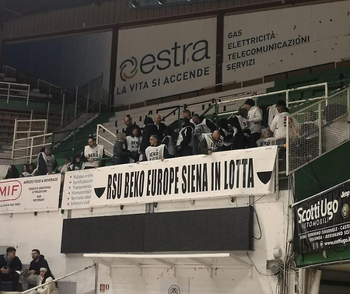 lavoratori beko alla Mens Sana