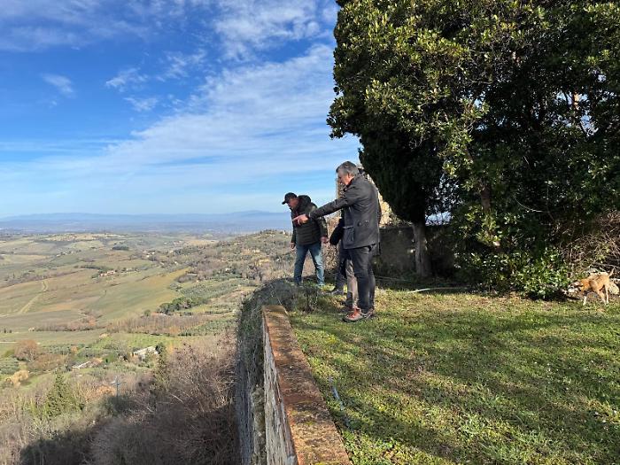 sopralluogo per le mura di Montepulciano