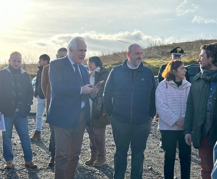 Eugenio Giani al Ponte Nove Luci