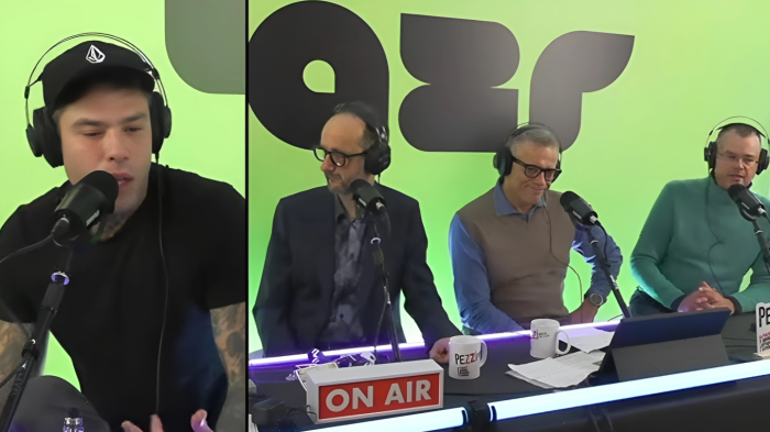 Fedez dopo la prima serata al Festival di Sanremo parla della cover con Masini e rivela: "Non &egrave; stata la mia prima scelta, avevo pensato ad altro ma Carlo Conti ha detto no"